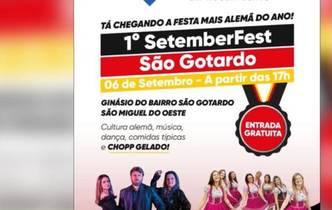 Cultura alemã ganha espaço com o 1º Setemberfest em SMO
