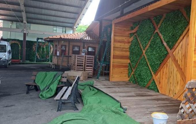 Inicia montagem de estruturas para expositores da Efrait