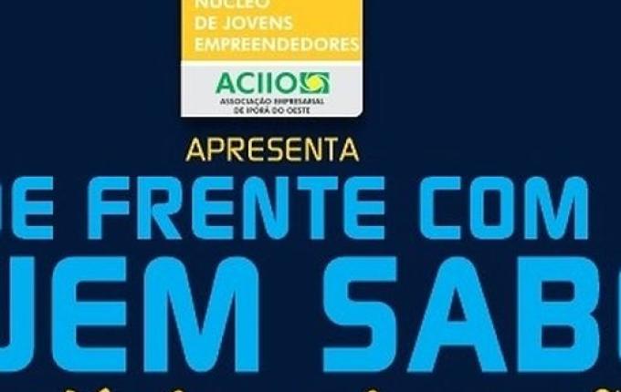 2º evento "De frente com quem sabe" será em abril, em Iporã do Oeste