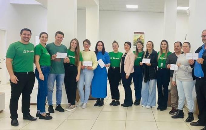 Projeto Apoiar Fundo Social da Sicredi Raízes contempla sete entidades em Itapiranga