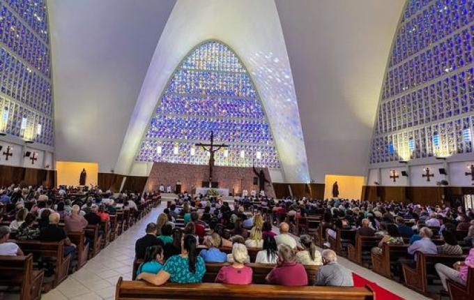 Celebração de Corpus Christi reúne fiéis em São Miguel do Oeste
