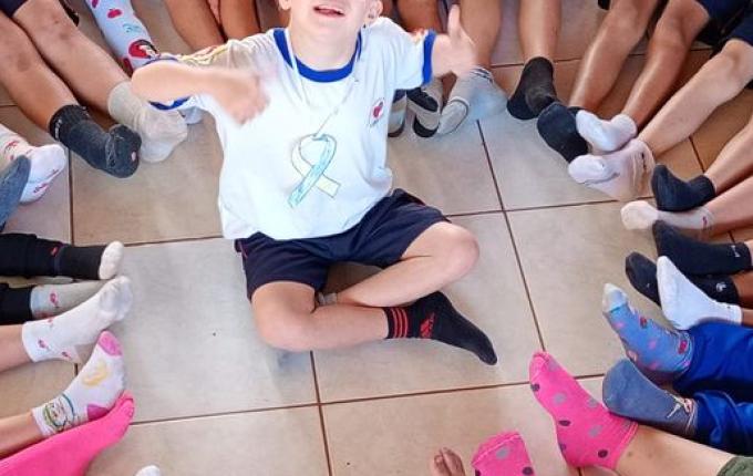 Médica e escola de Campo Erê se unem para conscientizar sobre a Síndrome de Down