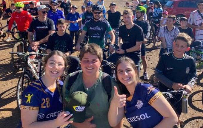 Primeiro Pedala Leo é realizado em Campo Erê