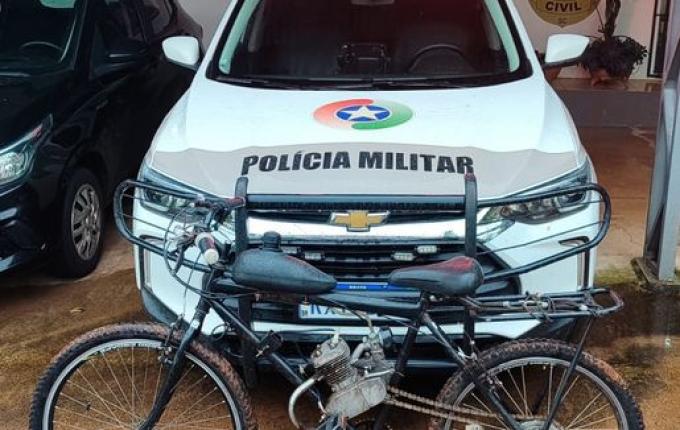 Polícia apreende adolescente por furto de bicicleta em Iporã do Oeste