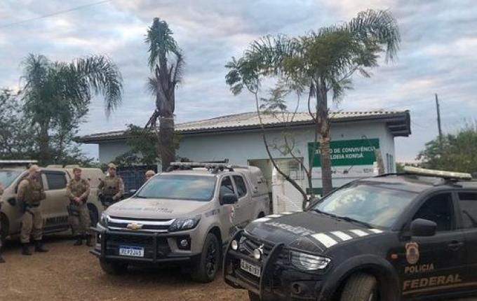 PF cumpre 14 mandados de busca contra envolvidos em conflito em aldeia de SC