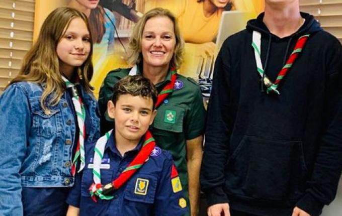 Escoteiros realizam atividades comemorativas em Itapiranga