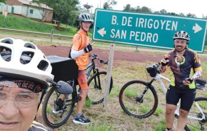 OUÇA: Ciclistas fazem percurso de São Miguel do Oeste a Foz do Iguaçu