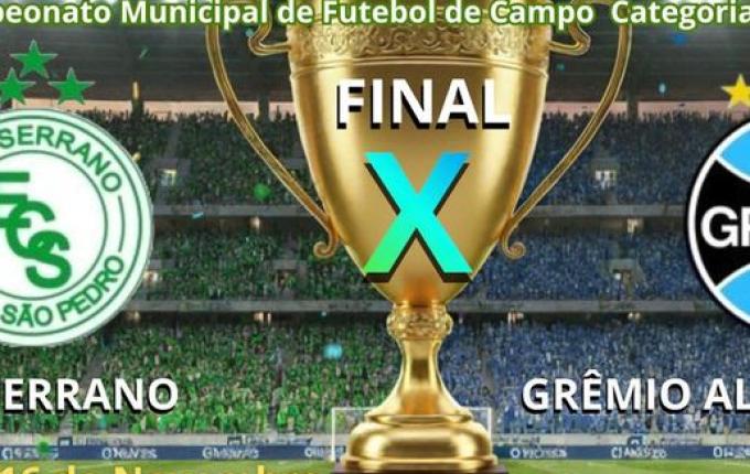 E.C. Serrano e Grêmio Alto Guamerim decidem o título do Municipal de 2025 neste domingo