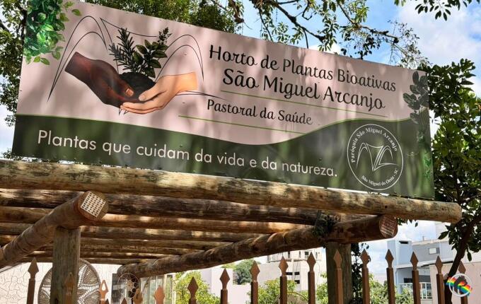 Horto de Plantas Bioativas São Miguel Arcanjo é inaugurado no centro de São Miguel do Oeste