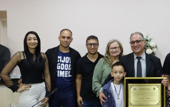 Policial é homenageado em Sessão Solene em Saltinho