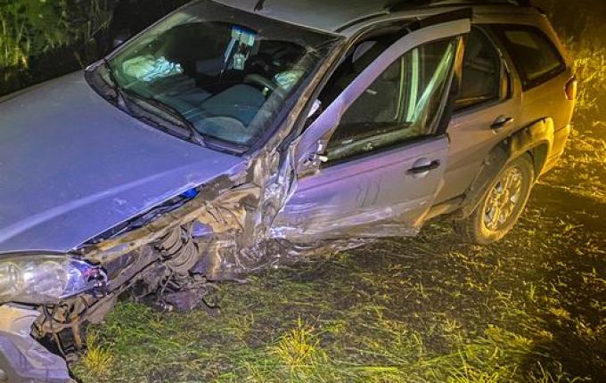 Colisão entre carros é registrada na BR-163 em São Miguel do Oeste