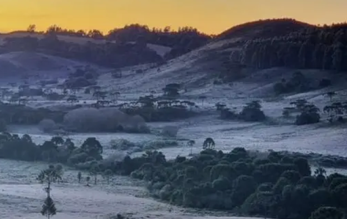 Semana terá chuva, frio intenso, geada e até chance de neve em SC