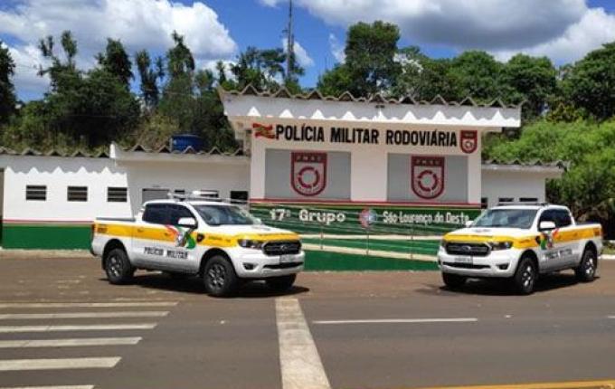 Polícia Militar Rodoviária recebe duas novas viaturas
