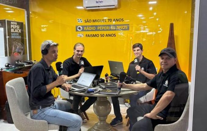 Peperi conclui instalação do novo estande e inicia transmissões da Faismo