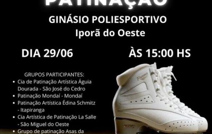 Intercâmbio de Patinação acontece neste sábado em Iporã do Oeste