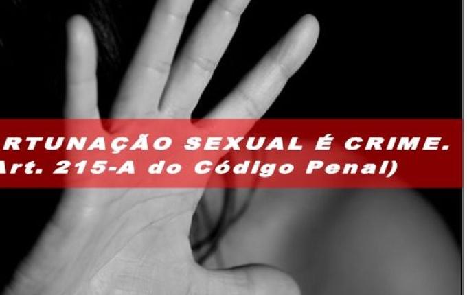 Polícia Civil indicia homem pelo crime de importunação sexual