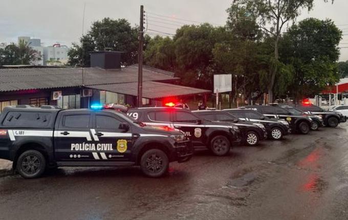 Polícia Civil apresenta resultados da Operação Protetor no Oeste Catarinense