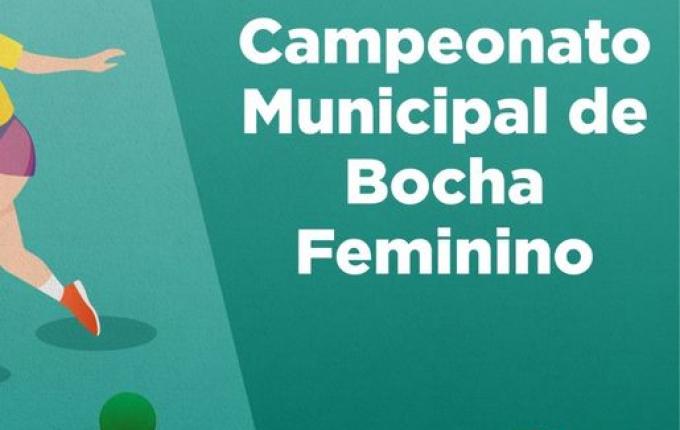 Campeonato de Bocha Feminino inicia na próxima semana em SMOeste