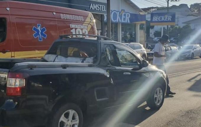 Idoso fica ferido após ser atropelado em São José do Cedro