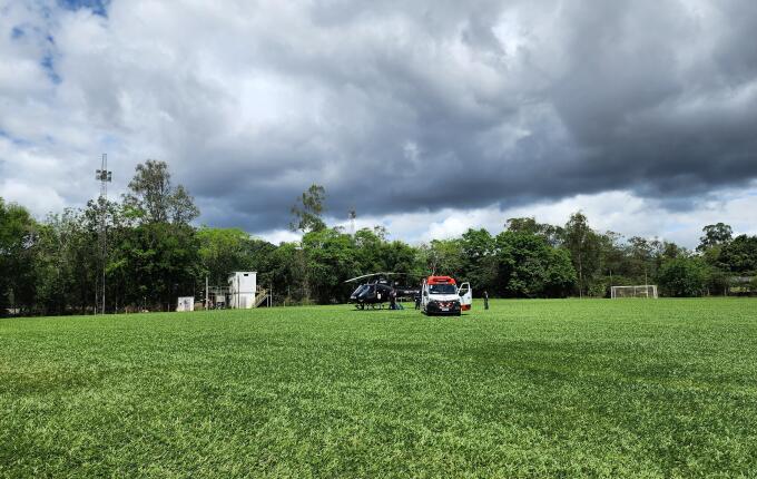 Saer/Fron transfere idoso de Itapiranga para Hospital de Chapecó