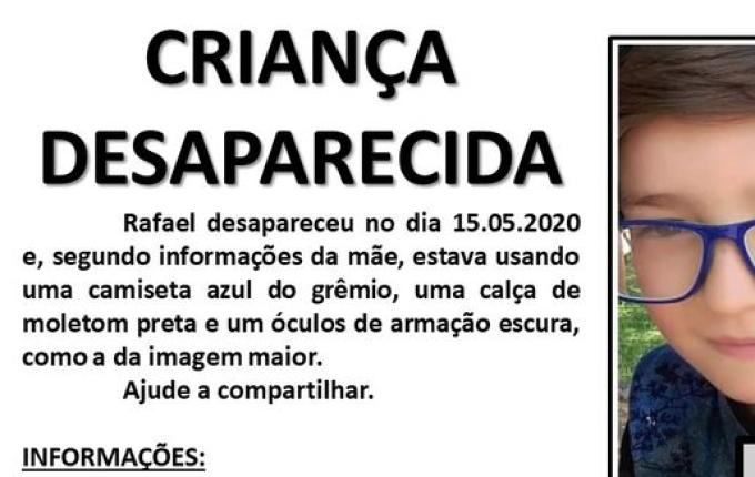 Polícia faz buscas por menino de 11 anos desaparecido desde sexta-feira em Planalto-RS