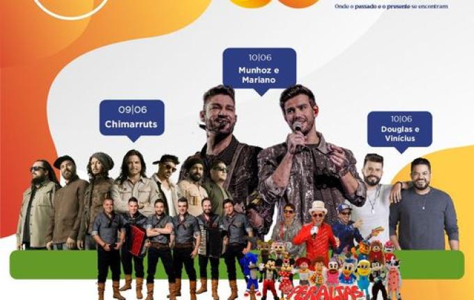 Munhoz e Mariano serão a atração principal da 18ª Festa da Fruta