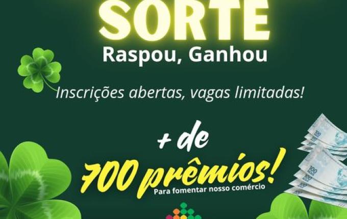 Show da Sorte de Itapiranga terá R$ 50 mil em prêmios