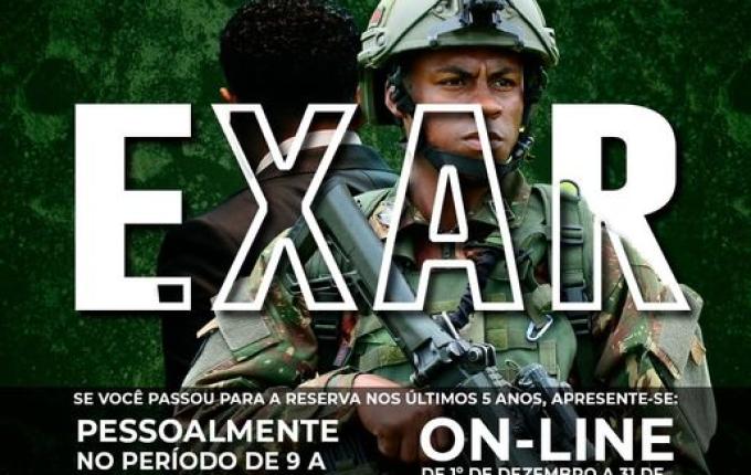 Exército convoca reservistas para apresentação em SMOeste