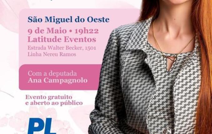 PL Mulher realiza encontro regional em São Miguel do Oeste com foco em novas lideranças femininas