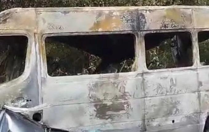 Motorista de van usou faca para salvar 15 passageiros antes de veículo pegar fogo na BR-376