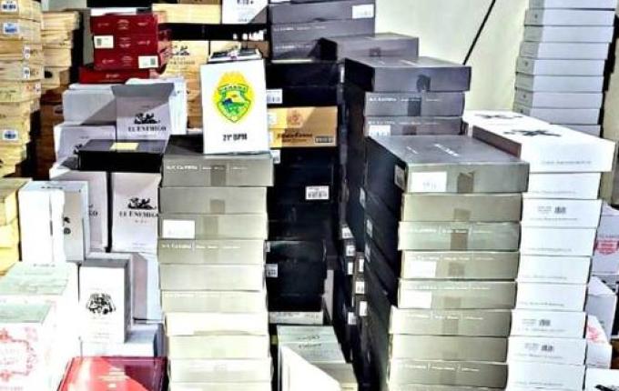 Região de fronteira é responsável por quase 25% das apreensões de vinhos no Brasil