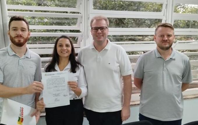 Prefeitura de São José do Cedro autoriza construção de nova UBS no bairro Santa Rita