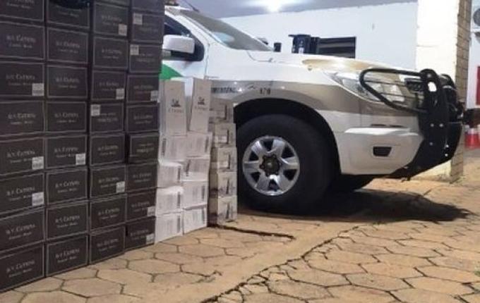 Cerca de 470 garrafas de vinho são apreendidas pela Polícia Militar