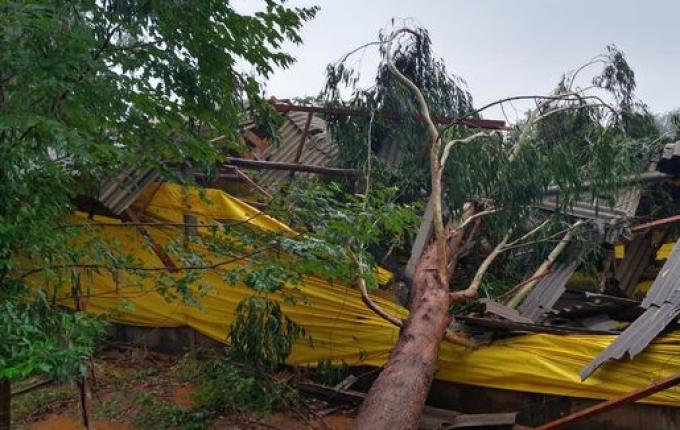 Prejuízos causados por temporal chegam a R$ 100 mil
