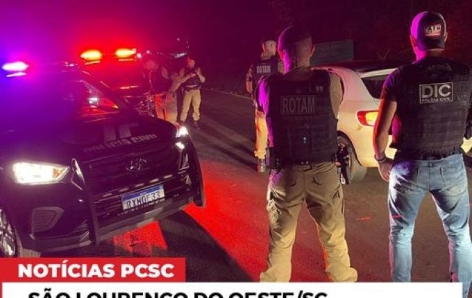 Suspeito de tentativa de homicídio em São Lourenço do Oeste é preso no Paraná