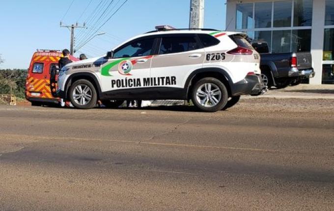 Colisão é registrada na Avenida Gustavo Fetter, em Iporã do Oeste