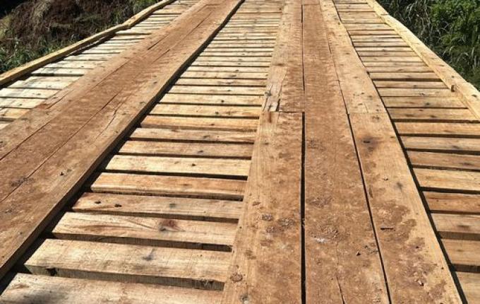 Trânsito é liberado na ponte entre Baixo Arara e Alto Arara após obras de recuperação