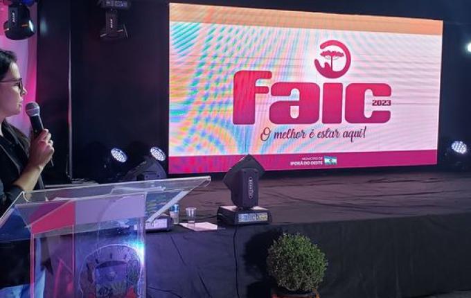 10ª FAIC é lançada oficialmente em Iporã do Oeste; confira a programação