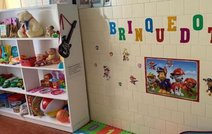 Brinquedoteca instalada no hospital de SJCedro passa por revitalização