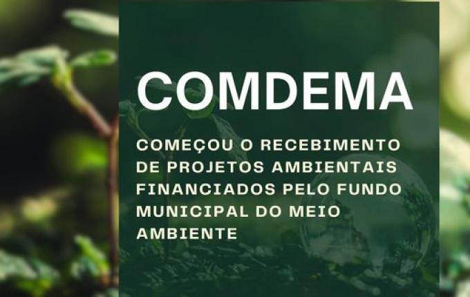 Entidades já podem enviar projetos ambientais para receber recursos do Fundo Municipal