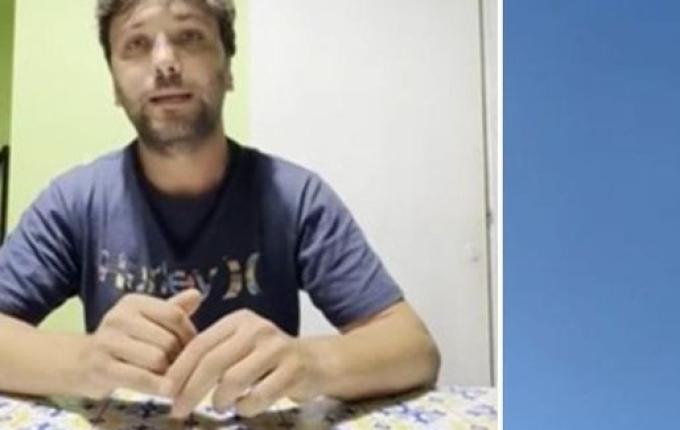 Piloto de balão que caiu em Praia Grande chora e revela como foi o acidente