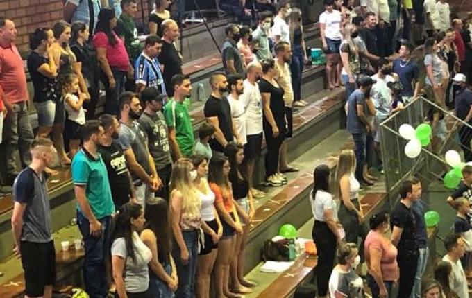 São Miguel Futsal empata em 2 a 2 com Nova Itaberaba; confira a live