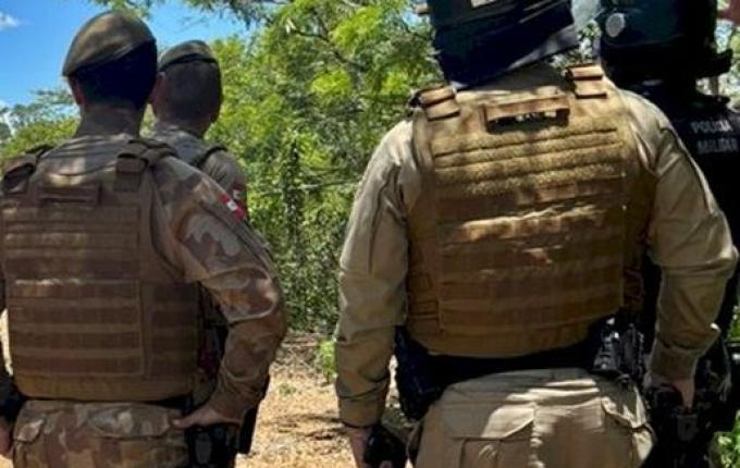 Ação da Polícia Militar impede invasão de terra em Santa Catarina