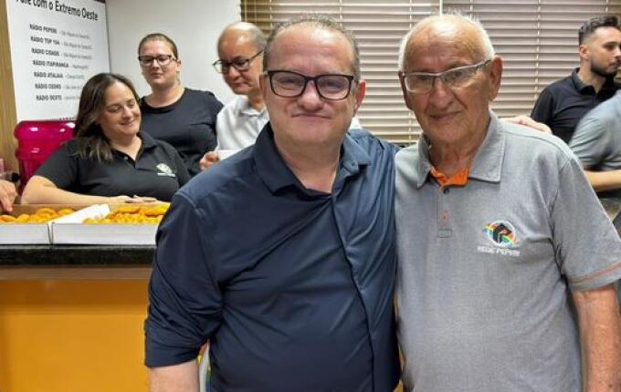 Colaborador mais antigo da Rede Peperi completa 84 anos