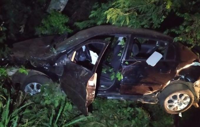 Vítimas de capotamento na SC 386 sofrem lesões leves