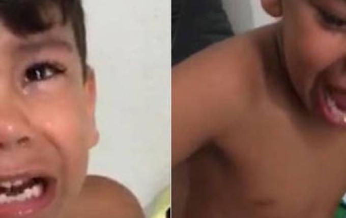 VÍDEO: Menino pede para jogar o pé no lixo após entrar uma farpa e viraliza