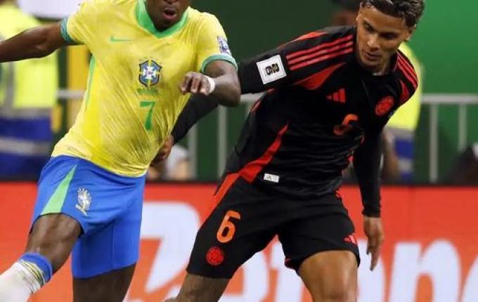 VÍDEO: Brasil vence a Colômbia com gol de Vini Jr aos 53 do 2º tempo