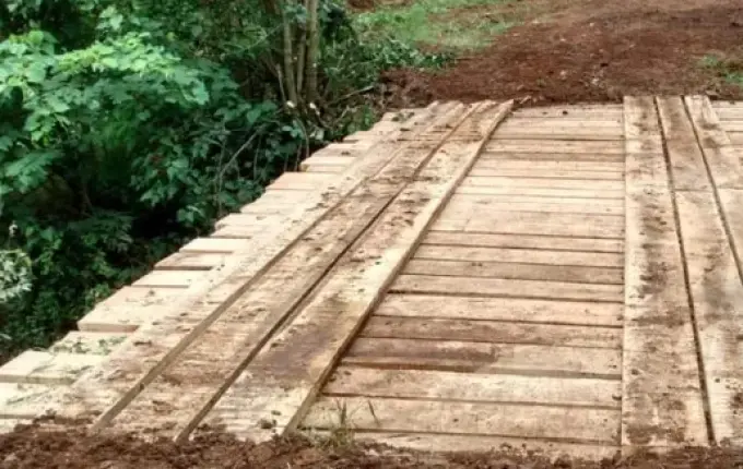 Pontes de concreto vão substituir todas as de madeira no interior de SMO até 2028