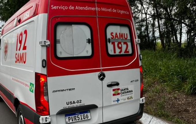 Idoso vítima de acidente na BR-282 morre no Hospital