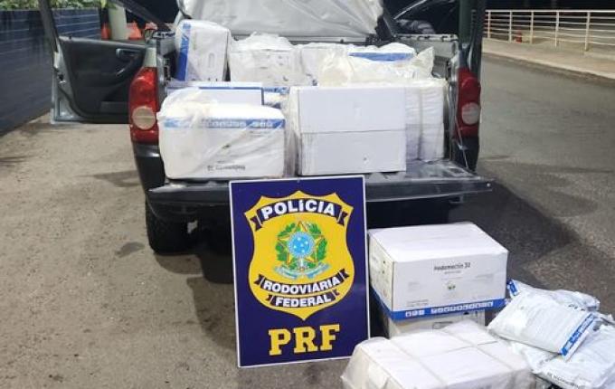 PRF apreende 250kg de agrotóxicos contrabandeados do Paraguai